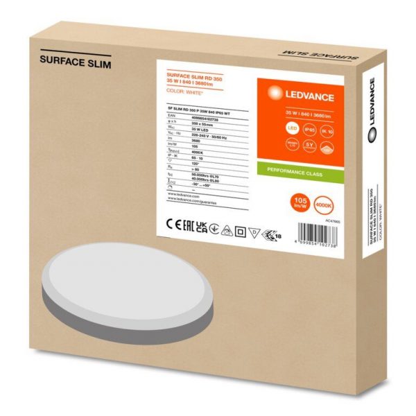 Svjetiljka SURFACE SLIM RD 350 P 35W 840 IP65 - Slika 3